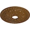 Ekena Millwork Warsaw Ceiling Medallion (Fits Canopies up to 3 1/2"), 18"OD x 3 1/2"ID x 1 3/8"P, Smokey Topaz CM18WASTF - alternate 3